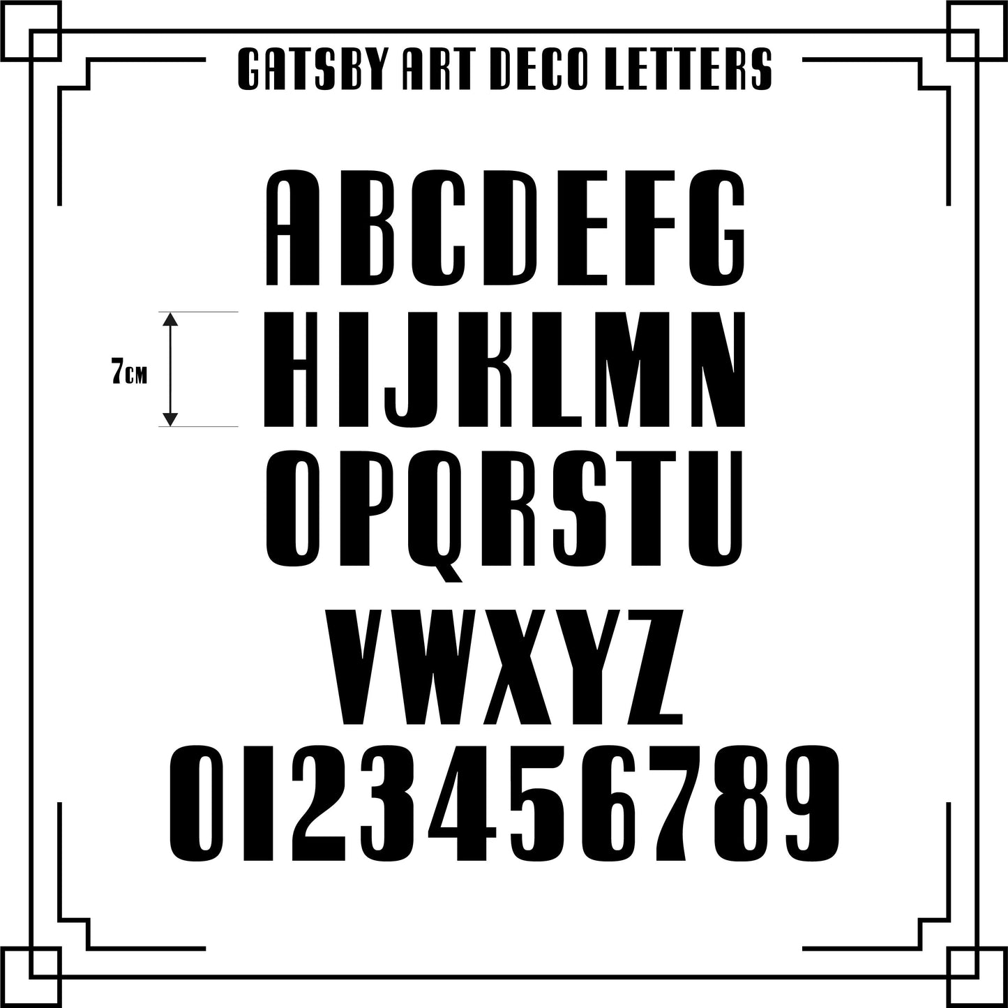 Decorative wooden letter per unit – Personalized text and first name – Retro vintage Art Deco style – Handcrafted laser cutting – Made in France