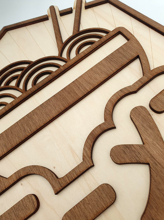 Ramen Vintage Style Wooden Wall Decor Traditional Japanese Food Street Food Japan Asian Food Geek