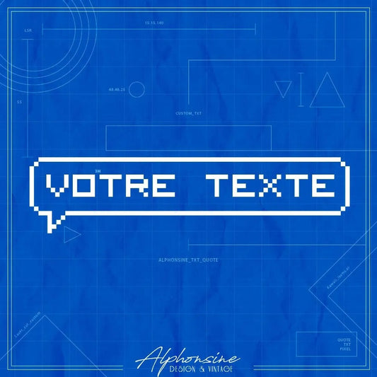 Personalized wooden speech bubble – Pixel style text – Retro vintage 80s-90s gamer decor – Unique geek gift