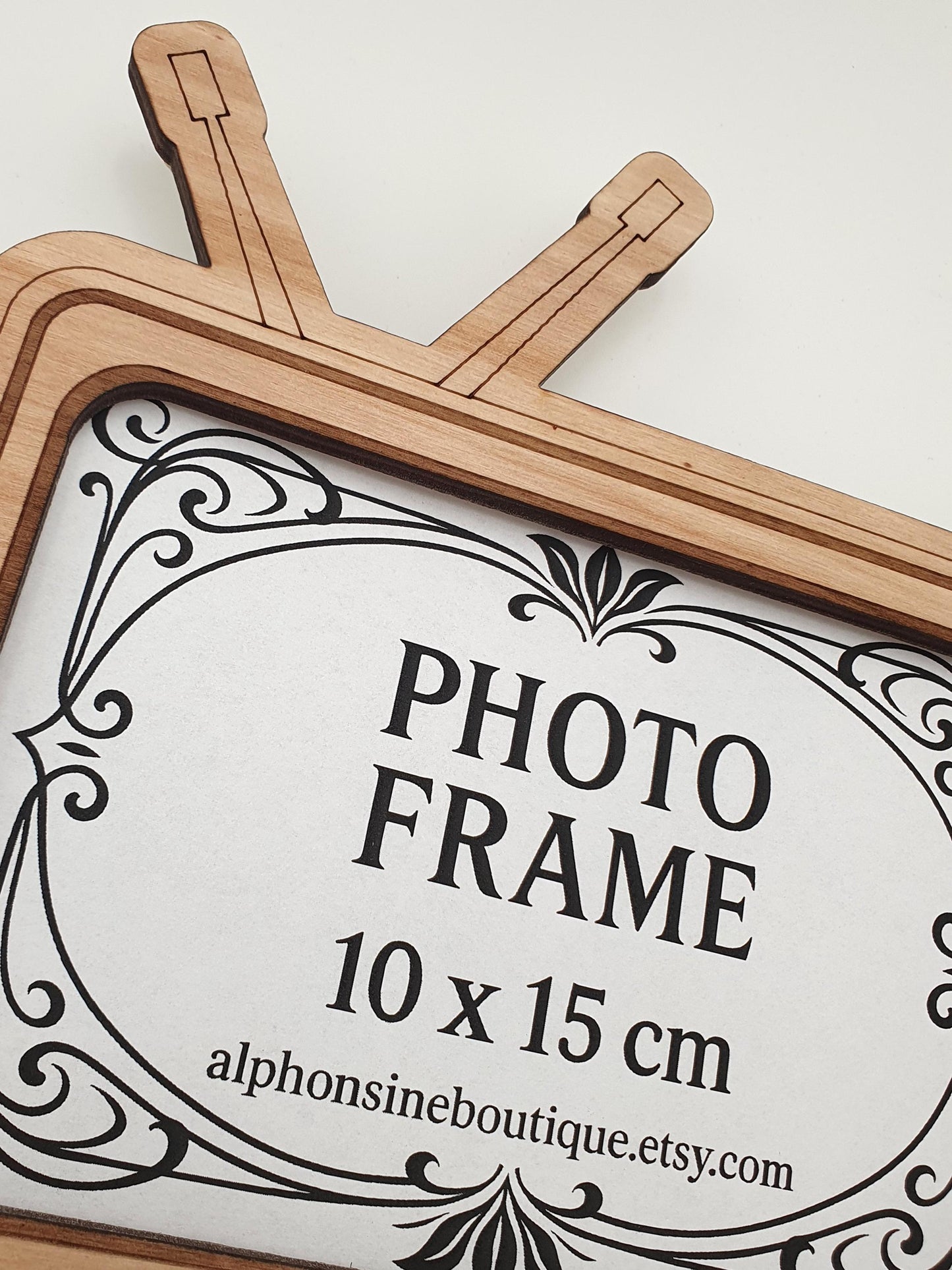 Cadre photo TV Vintage Format 10x15cm rétro geek retrogaming décoration nostalgie années 80 cadeau original