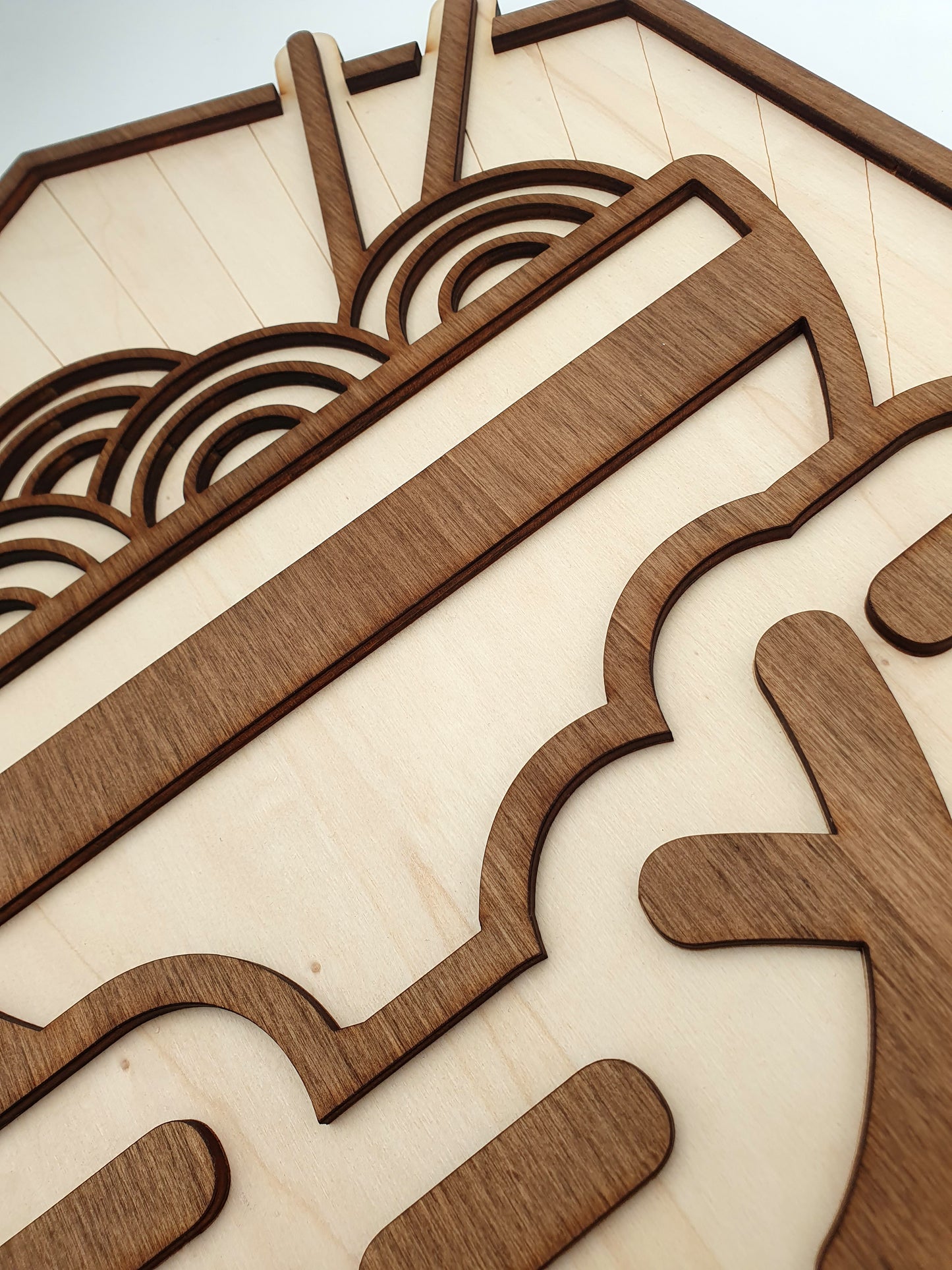 Ramen Vintage Style Décoration murale en bois Gastronomie traditionnelle japonaise nourriture street food japon asiatique food geek