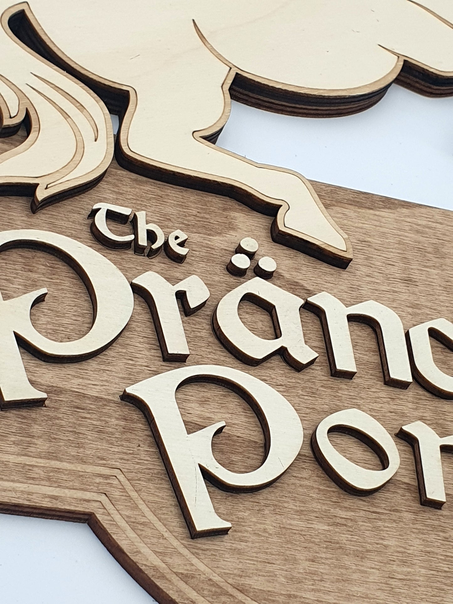 Wall decoration miniature sign mini tavern Prancing Pony lord of the rings cute pony heroic fantasy horse pony dollhouse