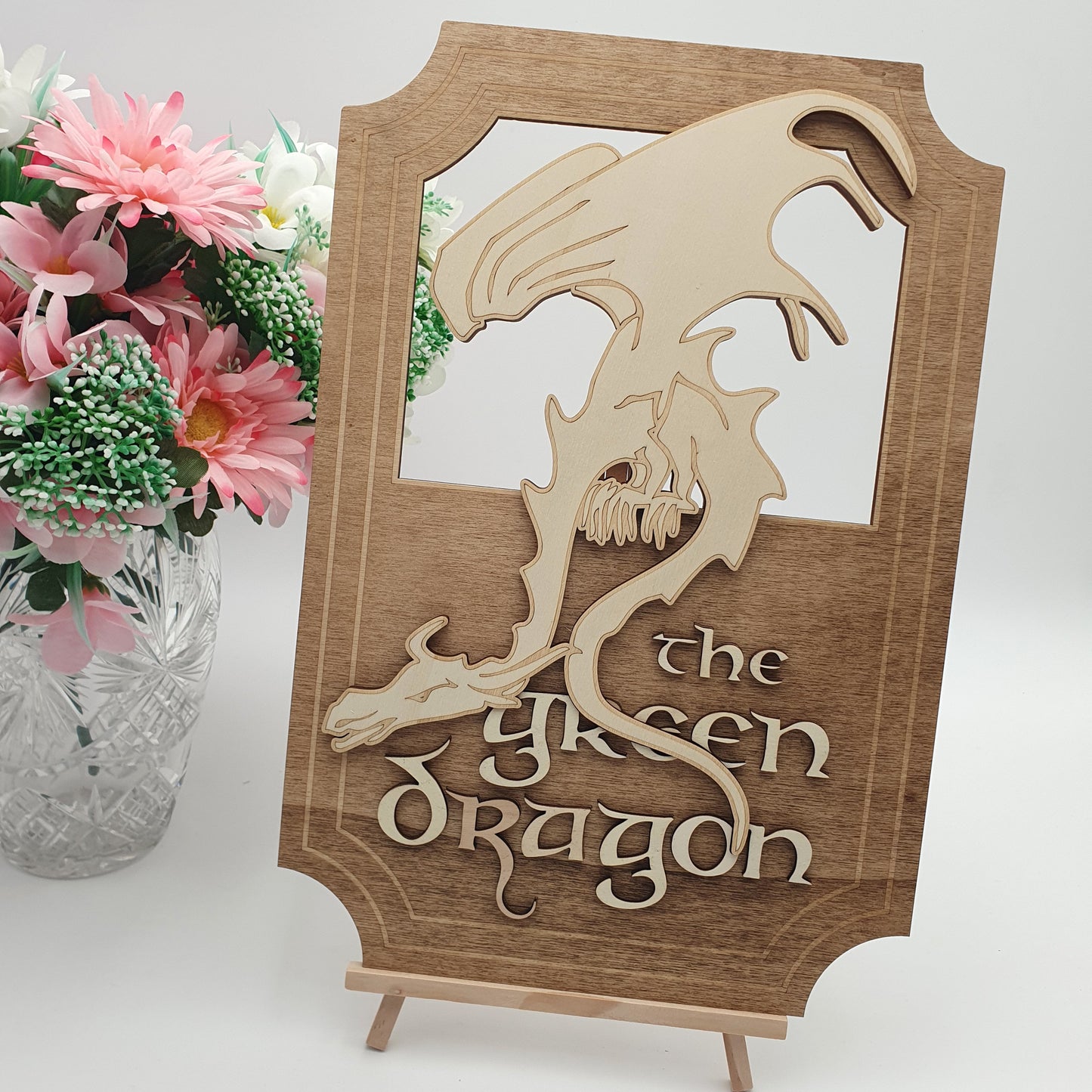 Décoration murale enseigne auberge Green Dragon inn seigneur des anneaux heroic fantasy hobbit