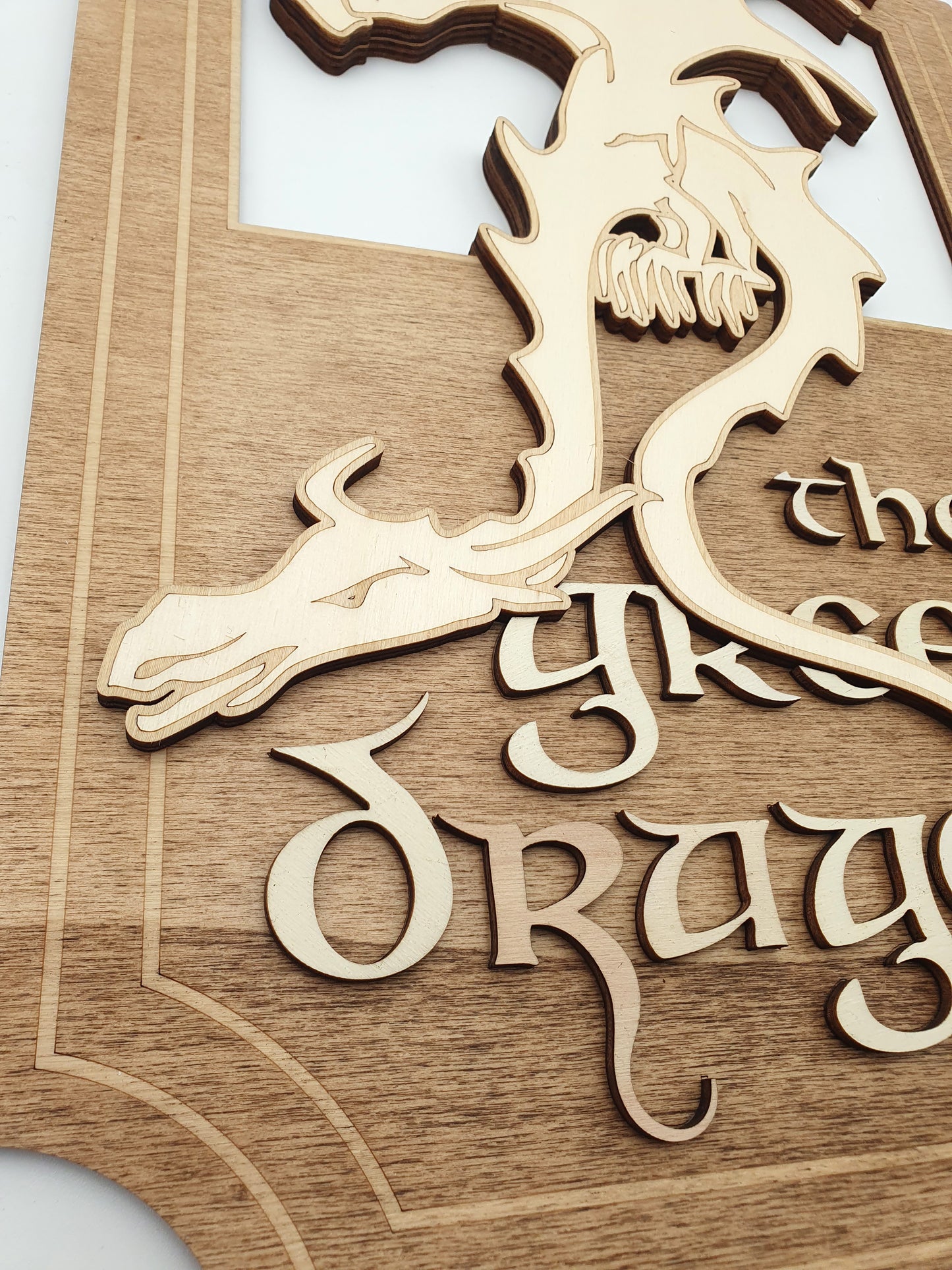 Décoration murale enseigne auberge Green Dragon inn seigneur des anneaux heroic fantasy hobbit