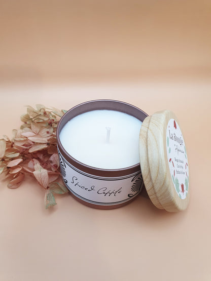 Bougie parfumée Spiced Apple – Copper Edition | Cire de soja naturelle | Fabriquée en France