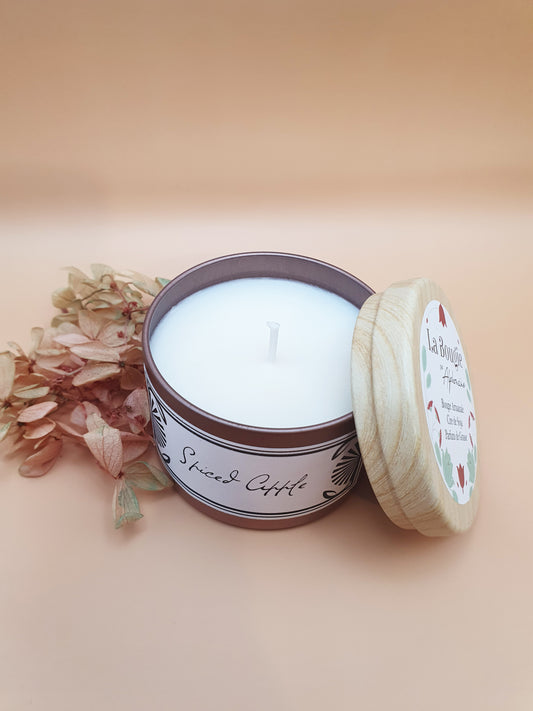 Bougie parfumée Spiced Apple – Copper Edition | Cire de soja naturelle | Fabriquée en France