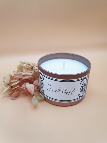 Bougie parfumée Spiced Apple – Copper Edition | Cire de soja naturelle | Fabriquée en France