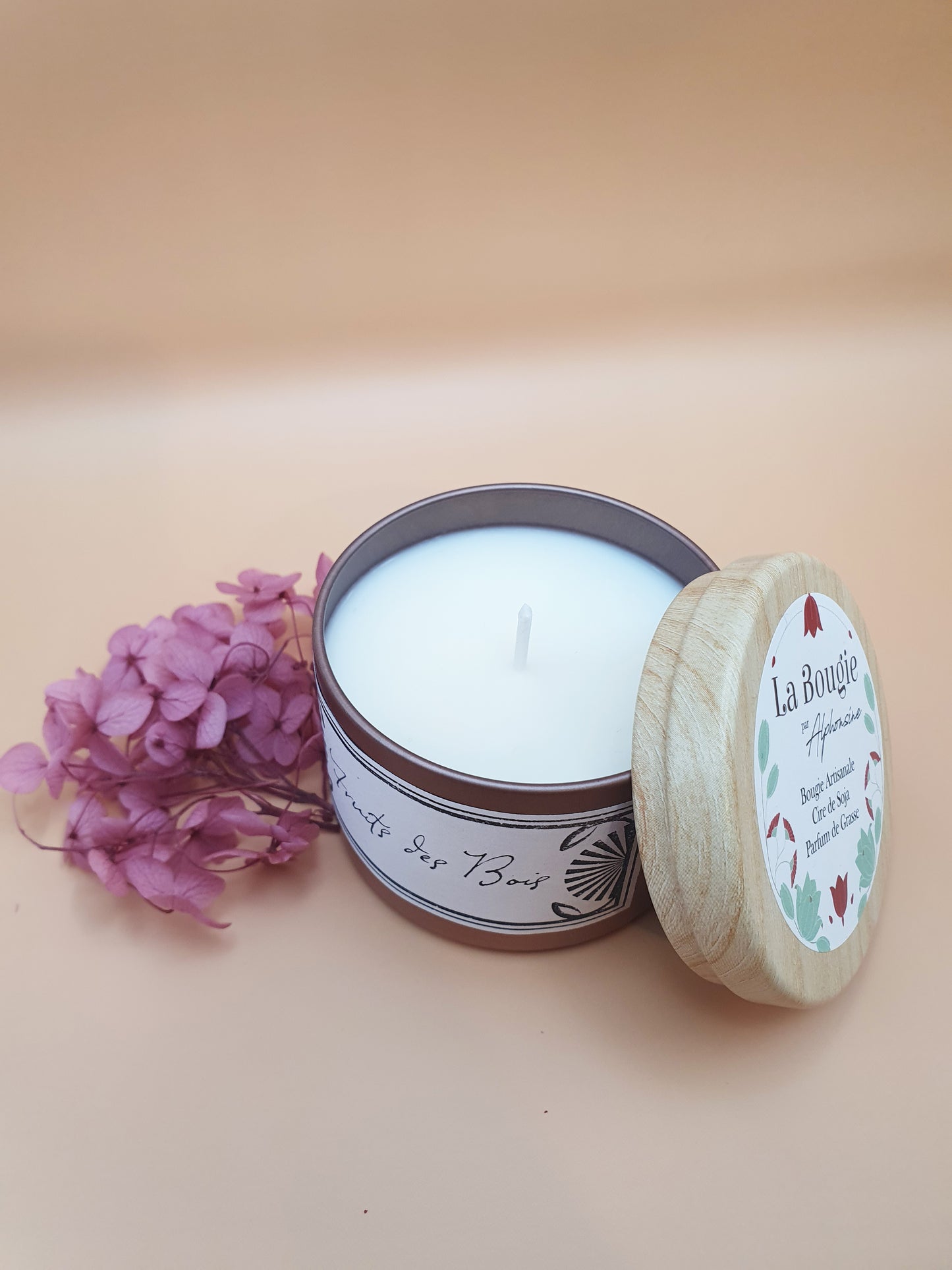Bougie parfumée Fruits des Bois – Copper Edition | Cire de soja naturelle | Fabriquée en France