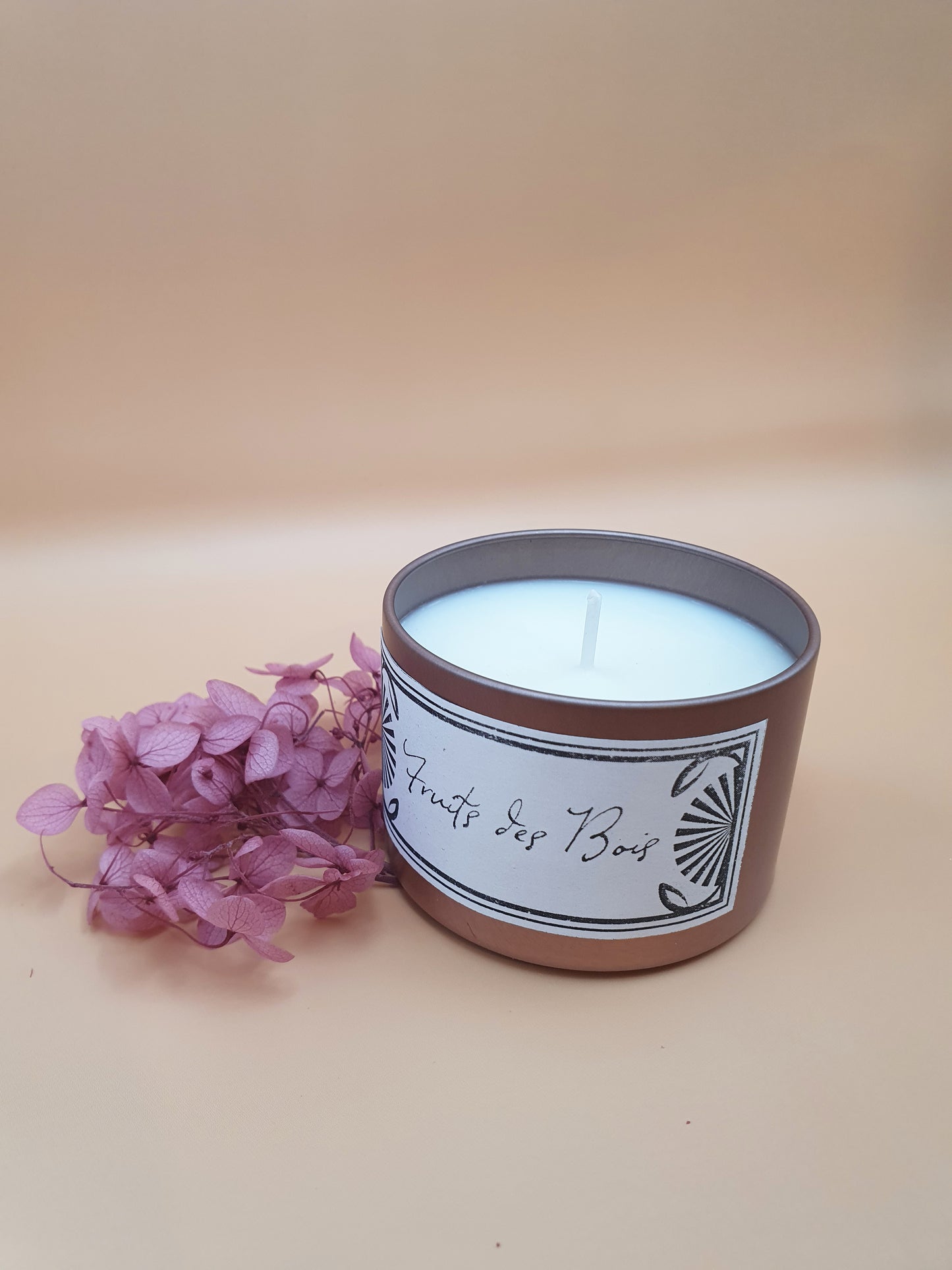 Bougie parfumée Fruits des Bois – Copper Edition | Cire de soja naturelle | Fabriquée en France