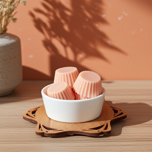 Fondants parfumés à la cire de soja – Lot de 3 (30g) – Parfum d’ambiance maison