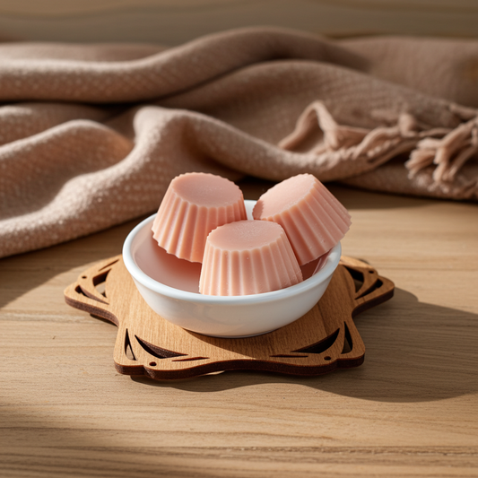 Fondants parfumés à la cire de soja – Lot de 3 (30g) – Parfum d’ambiance maison