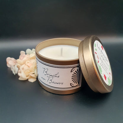 Bougie parfumée Brioche au Beurre – Gold Edition | Cire de soja naturelle | Fabriquée en France
