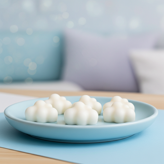 Mini fondants parfumés cire de soja – Lot de 6 – Format découverte senteurs