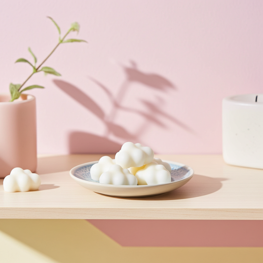 Mini fondants parfumés cire de soja – Lot de 6 – Format découverte senteurs