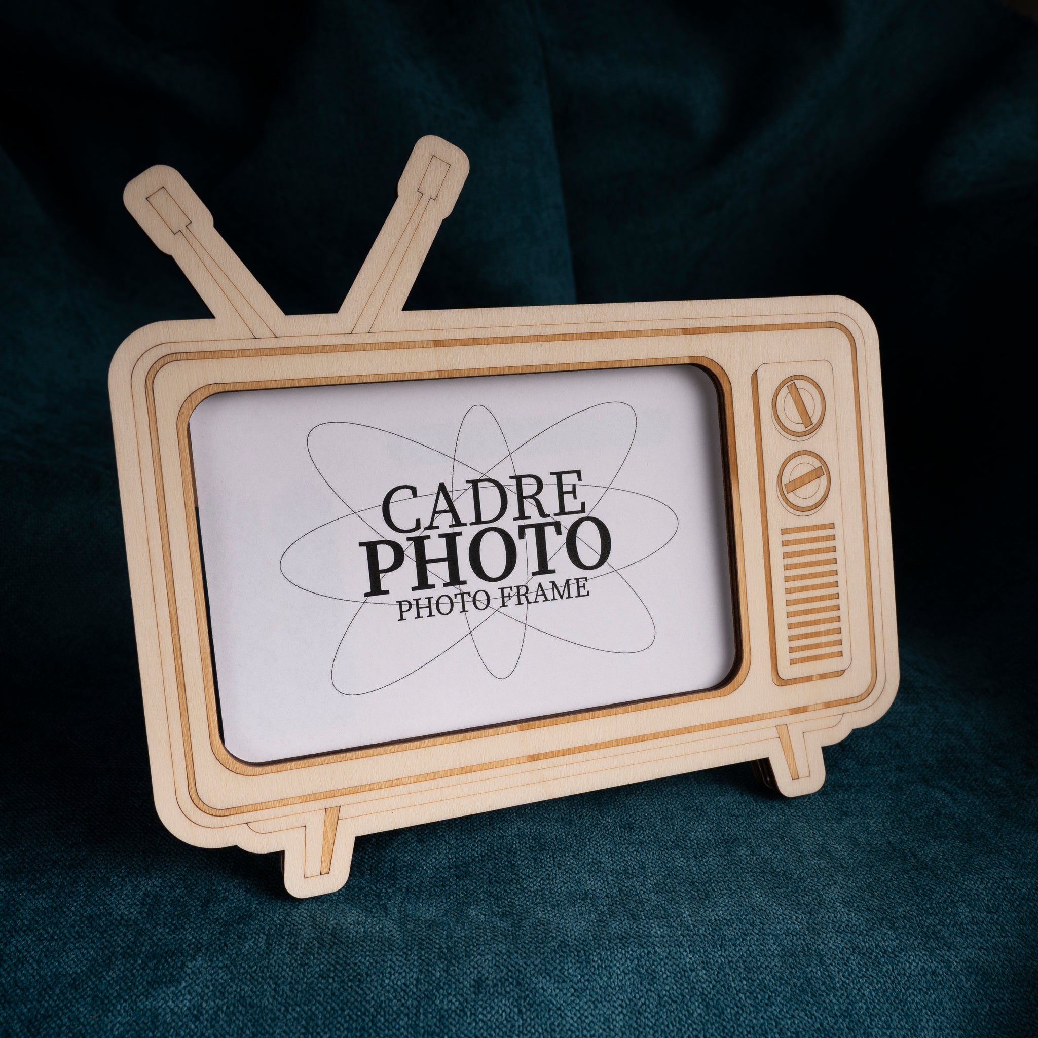 Cadre photo TV rétro