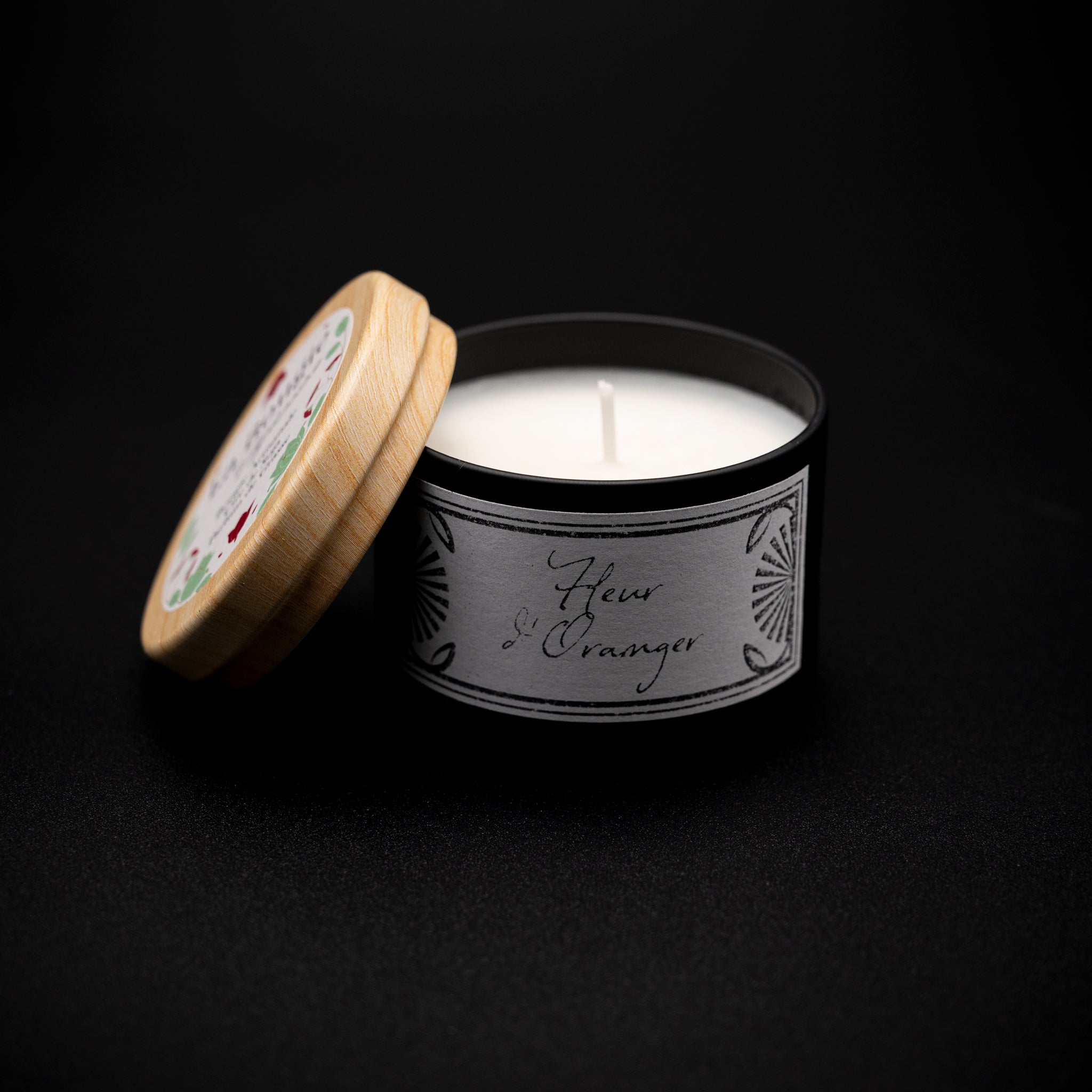 bougie artisanale parfumée fleur d'oranger