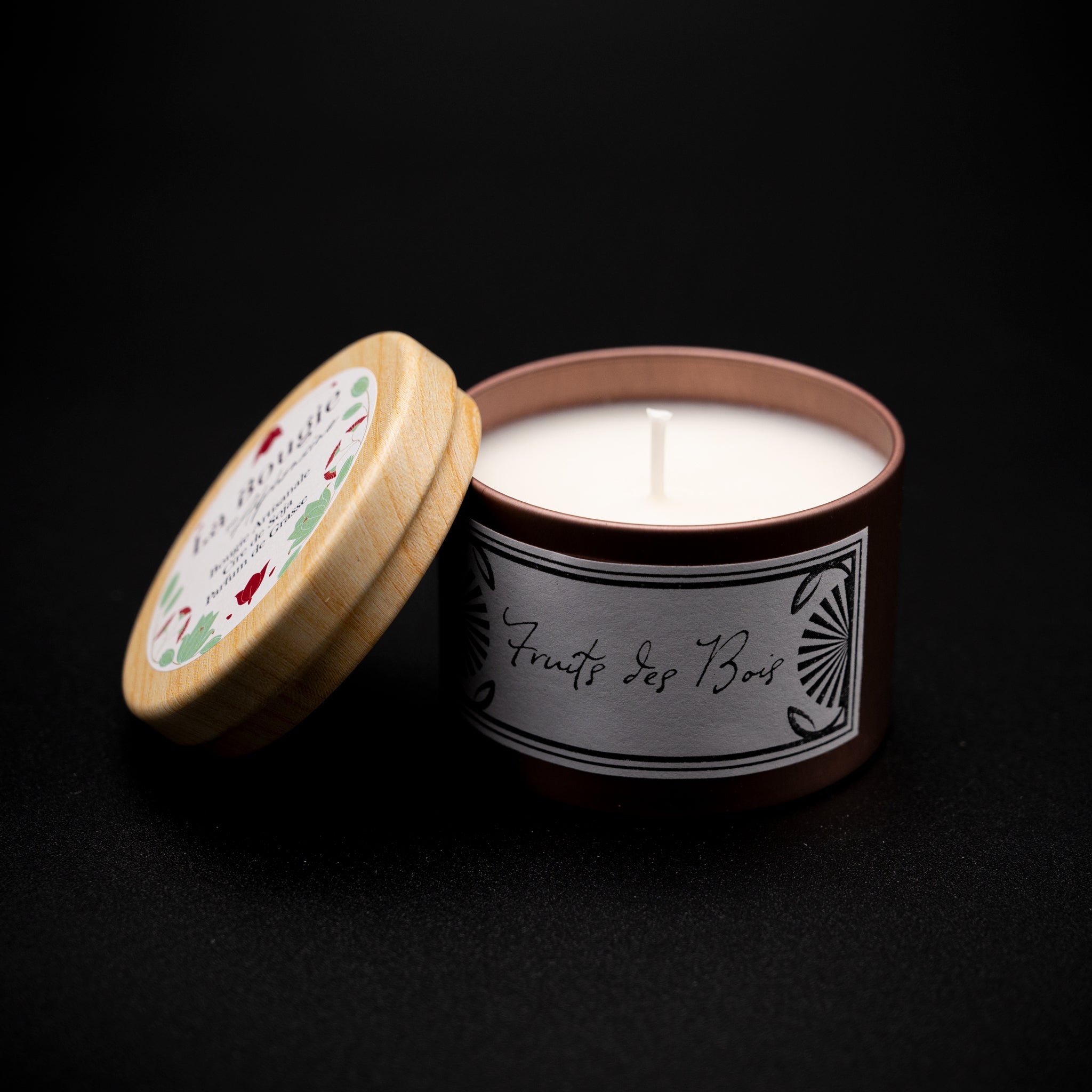 bougie artisanale parfumée fruits des bois