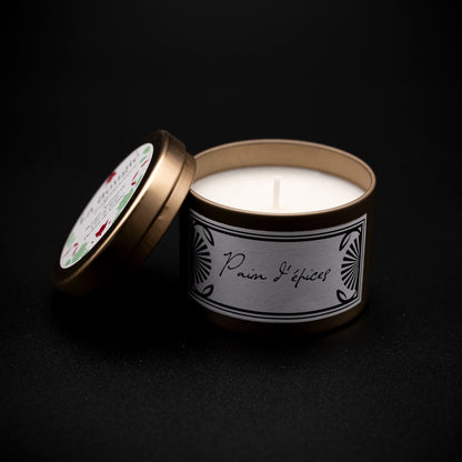 Bougie parfumée pain d’épices en cire de soja naturelle - Ambiance chaleureuse d’hiver