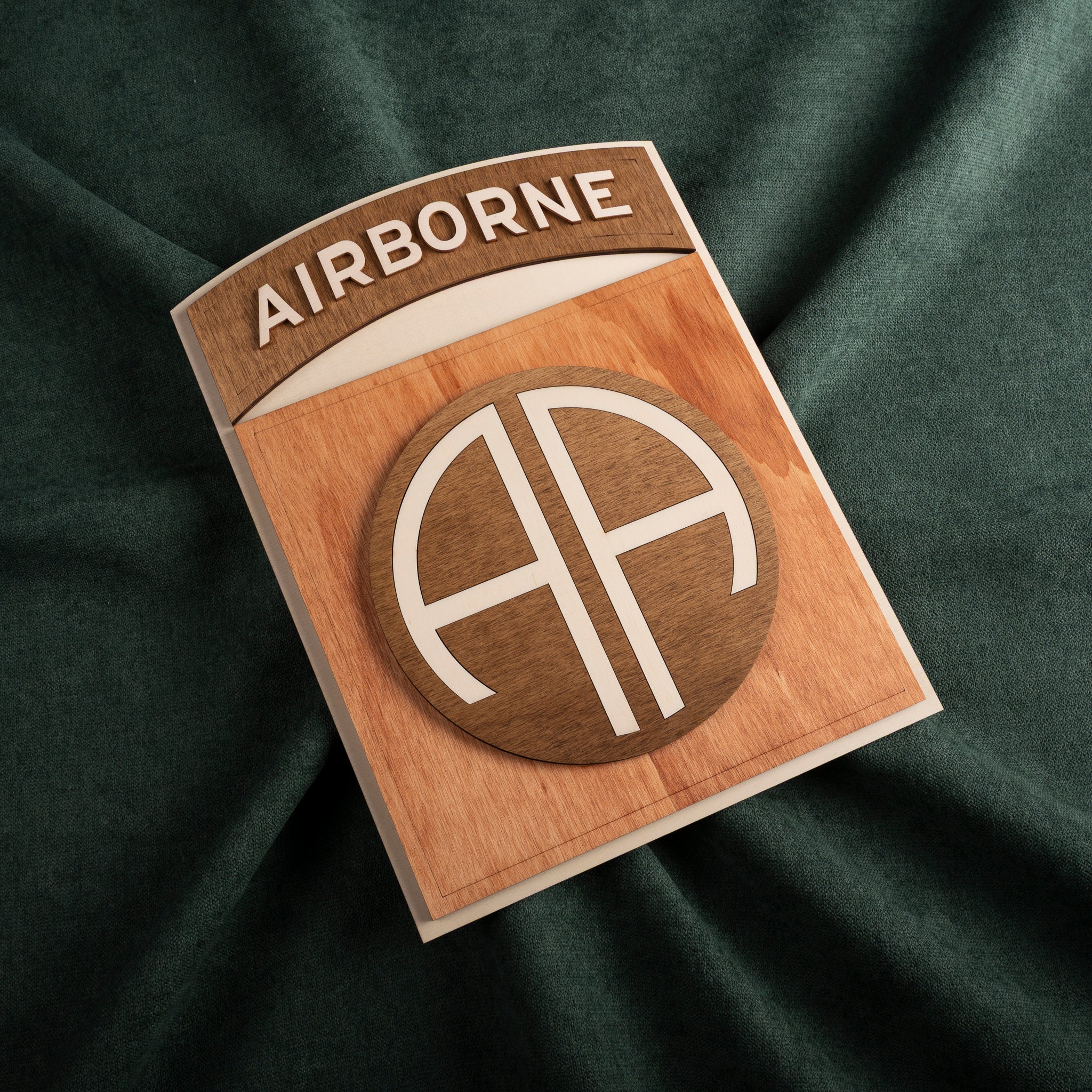 Ecusson bois 82nd Airborne WW2