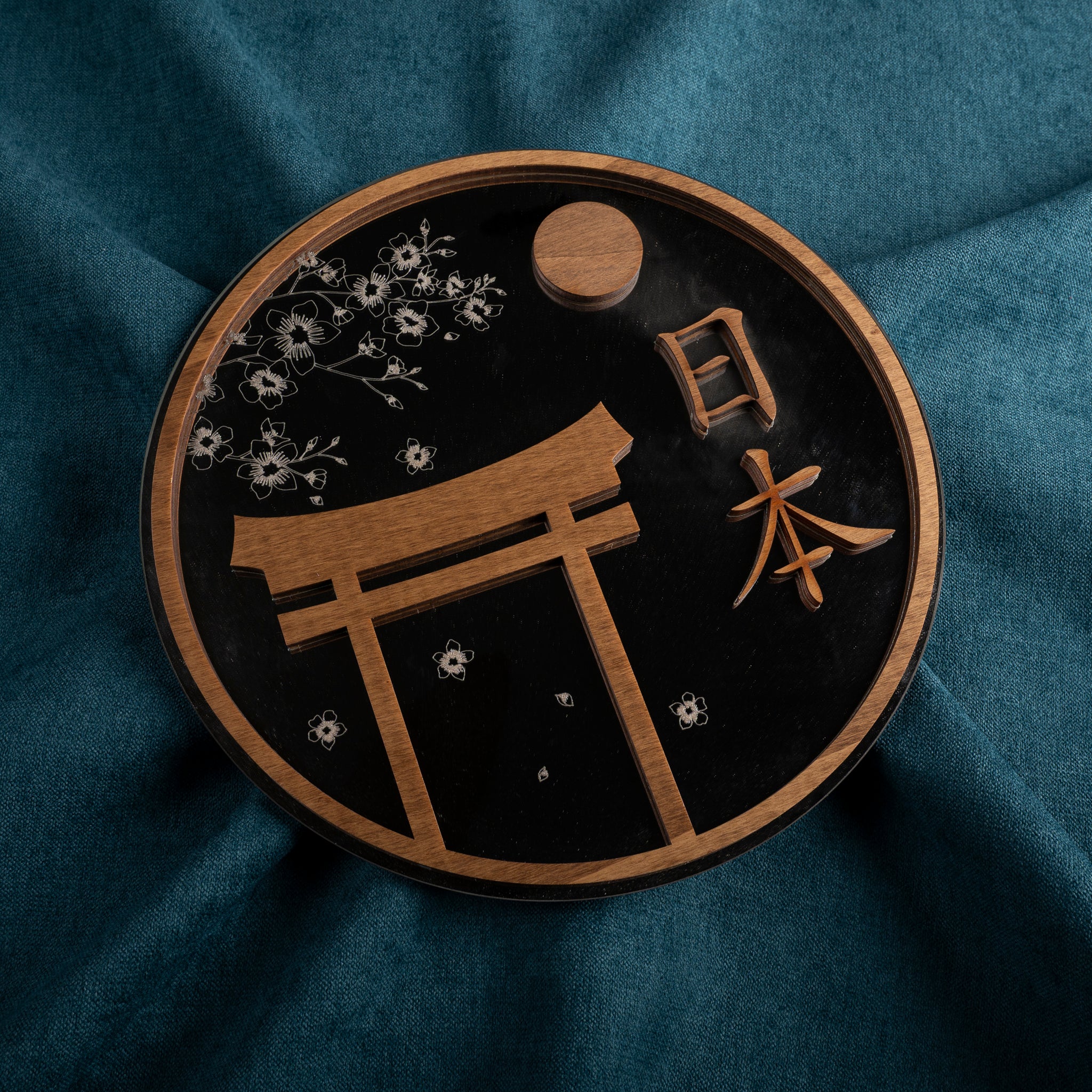 Miroir décoratif japonais Torii