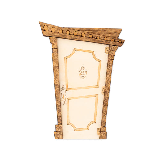 Décoration murale mini porte trou de souris Alice au Pays des Merveilles en bois – Fantasy