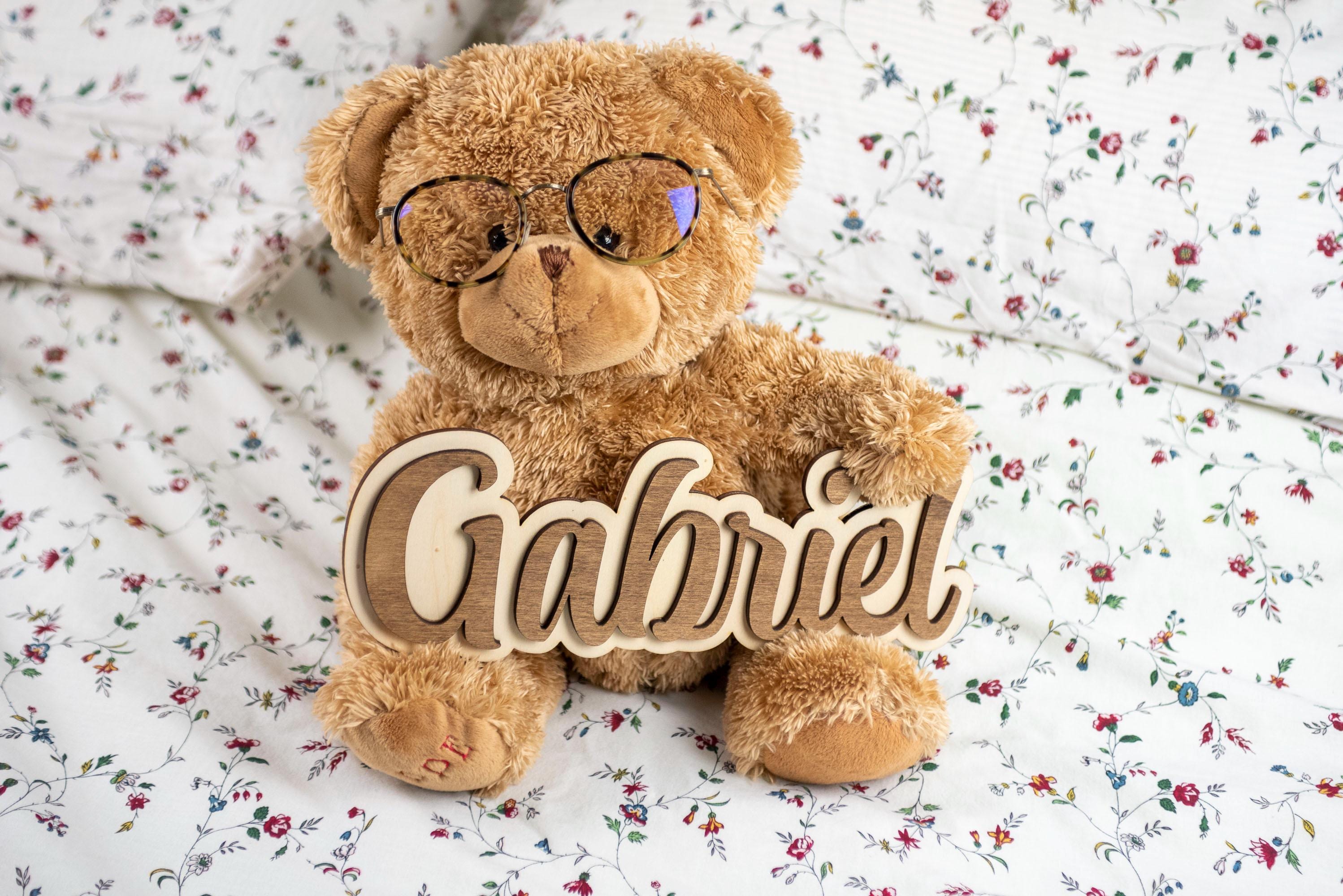 décoration bois porte chambre enfant personnalisée