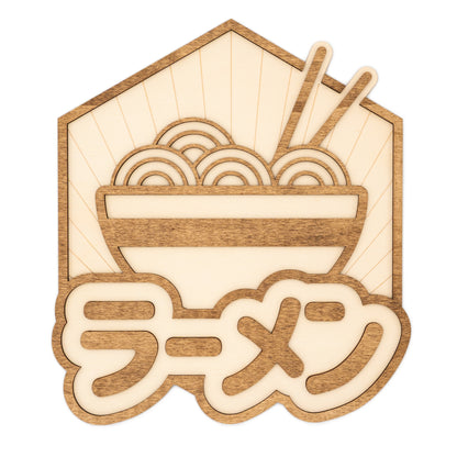 Ramen – Décoration murale bois street food japonaise