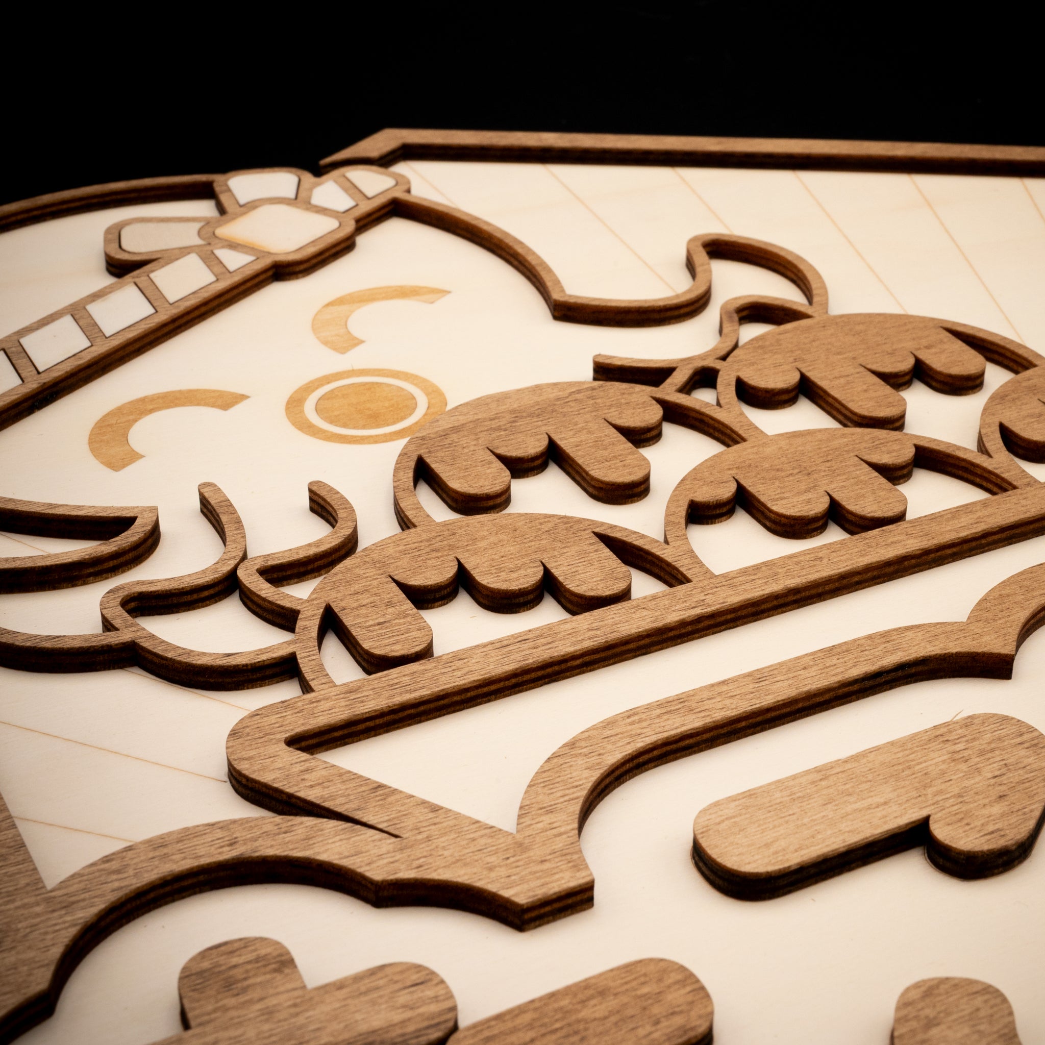 décoration murale cuisine japonaise bois takoyaki