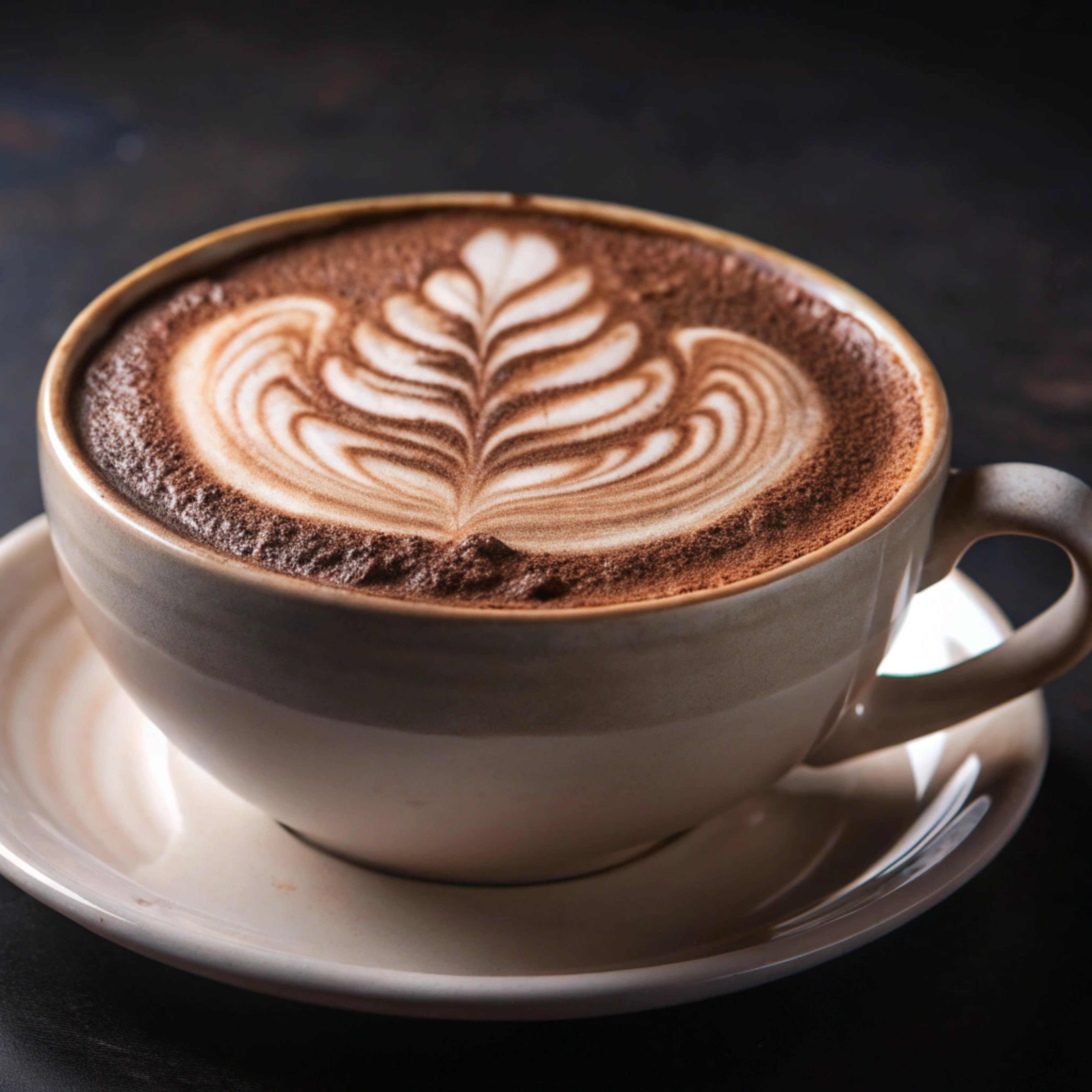 Illustration parfum cappuccino