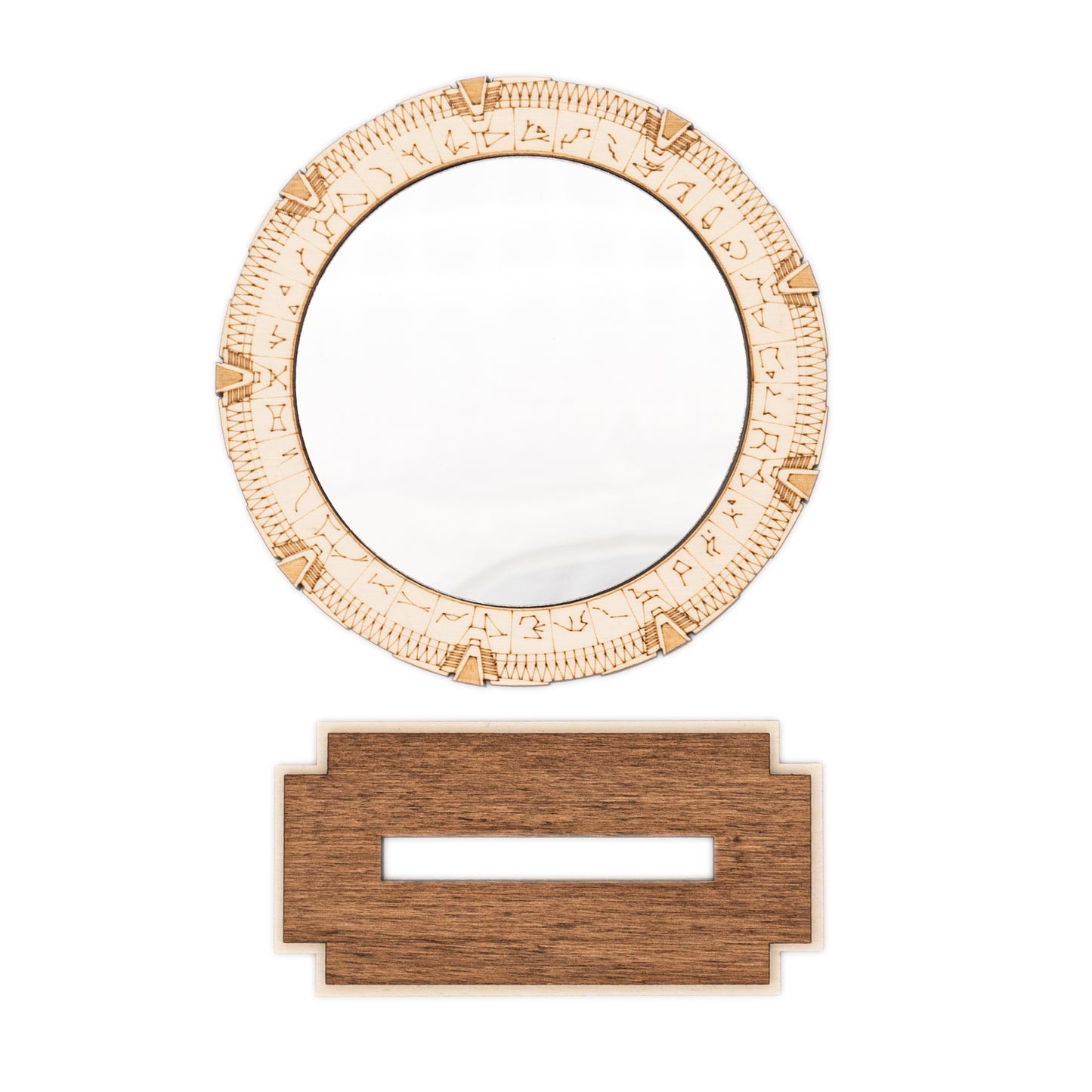 Miroir décoratif Stargate miniature – Porte des étoiles rétro vintage années 90