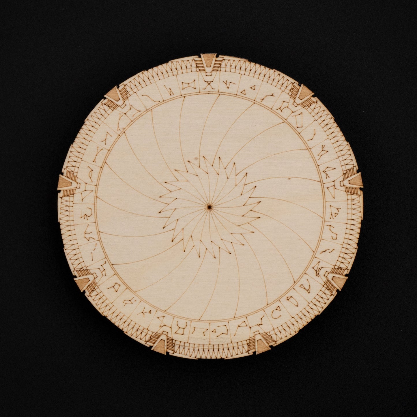 Decorative mirror to pose Stargate miniature Stargate fanart unique piece TV series 90s retro vintage nostalgia makeup